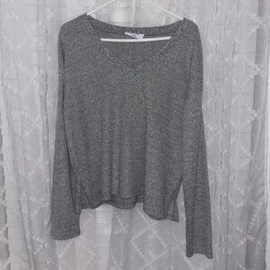 Double Zero Gray Women's Knit Sweater